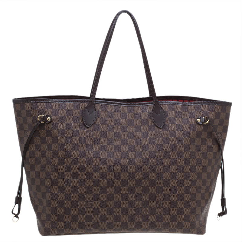 Louis Vuitton Damier Ebene Canvas Neverfull GM Bag
