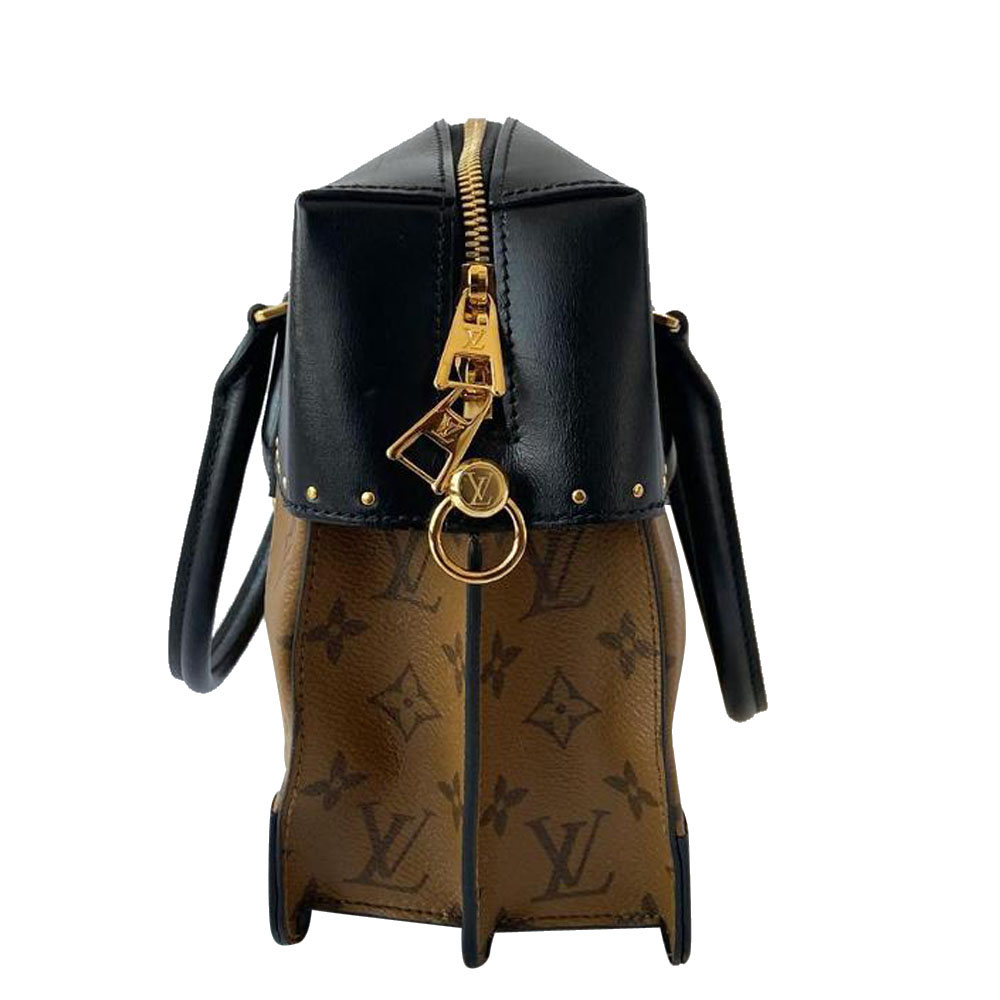 

Louis Vuitton Monogram Canvas Leather City Malle Reverse Bag, Brown
