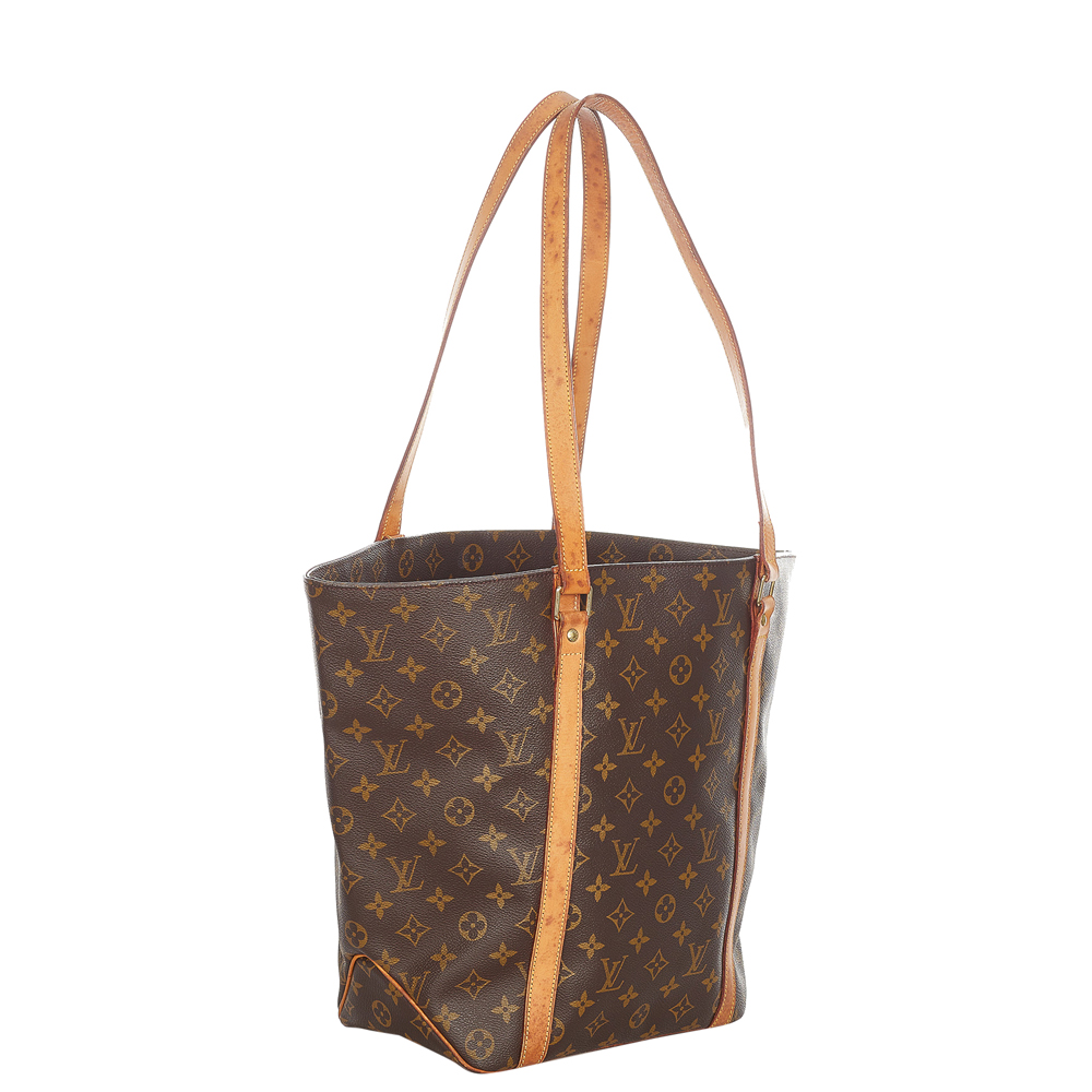 

Louis Vuitton Monogram Canvas Sac Shopping 48 Bag, Brown