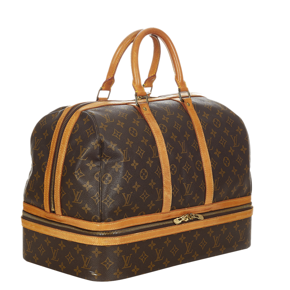 

Louis Vuitton Monogram Canvas Sac Sport Bag, Brown