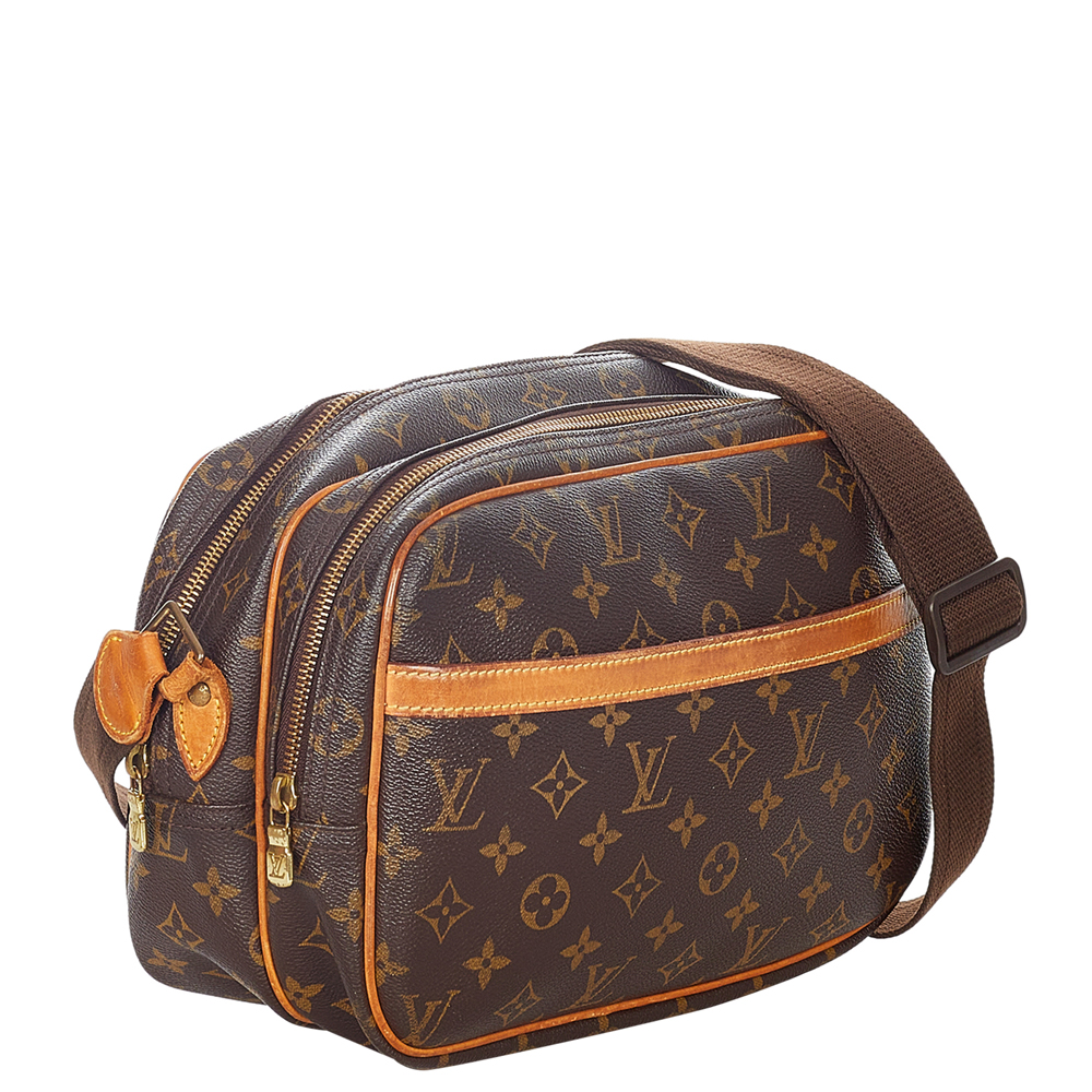 

Louis Vuitton Brown Monogram Canvas Reporter PM Shoulder Bag