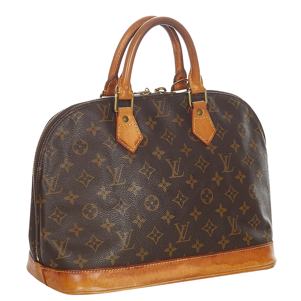 

Louis Vuitton Monogram Canvas Alma PM Bag, Brown