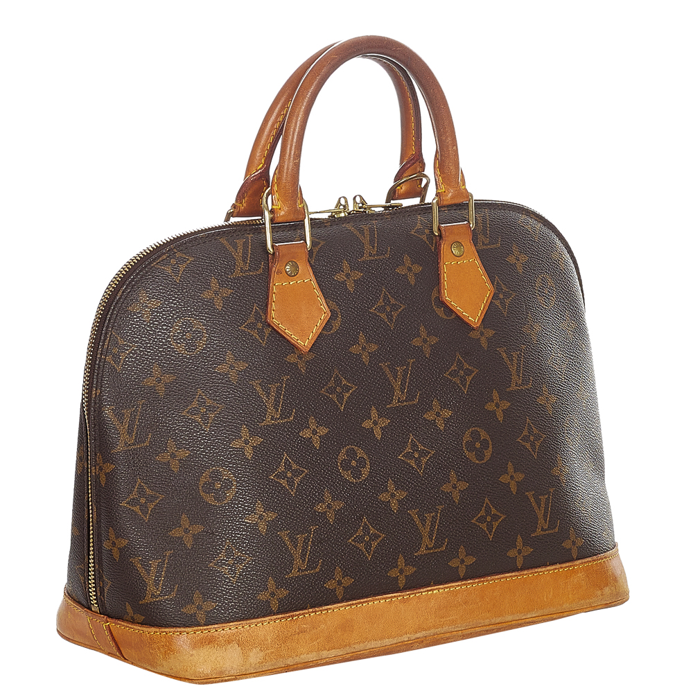 

Louis Vuitton Monogram Canvas Alma PM Bag, Brown