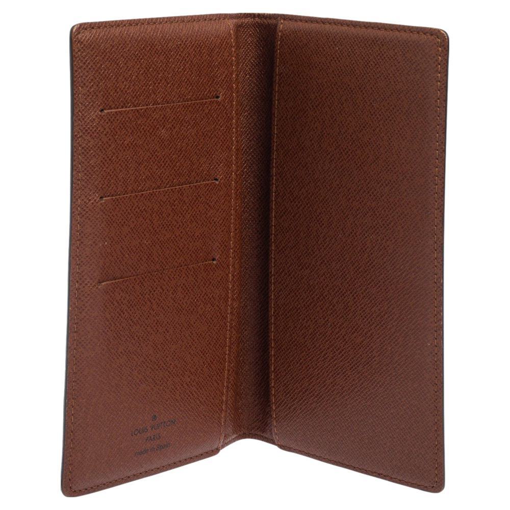 

Louis Vuitton Monogram Canvas Bifold Card Holder, Brown