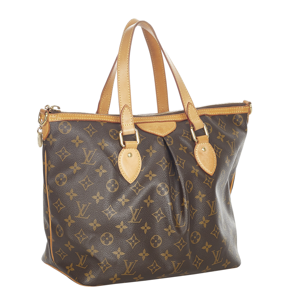 

Louis Vuitton Brown Monogram Canvas Palermo PM Tote Bag