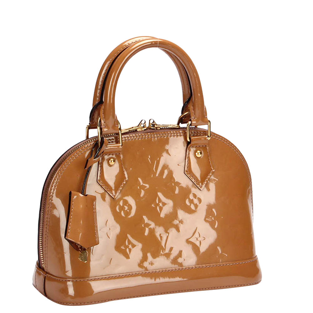 

Louis Vuitton Brown Monogram Vernis Leather Alma BB Bag