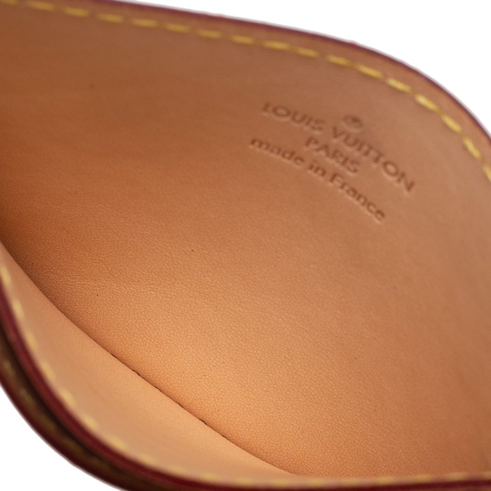 

Louis Vuitton Vachetta Leather Voyages Card Holder, Beige