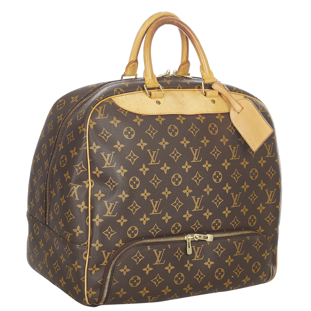 

Louis Vuitton Monogram Canvas Evasion Bag, Brown