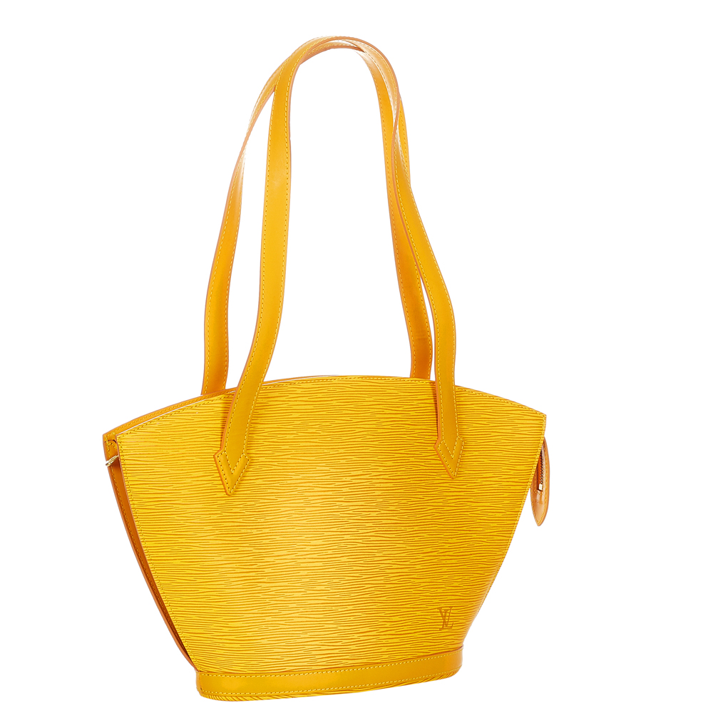 

Louis Vuitton Yellow Epi Leather Saint Jacques PM Long Strap Bag