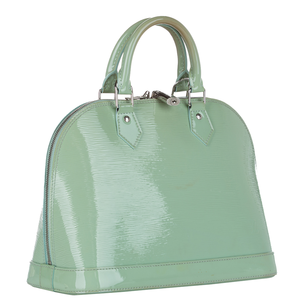 

Louis Vuitton Green Epi Leather Alma PM Bag