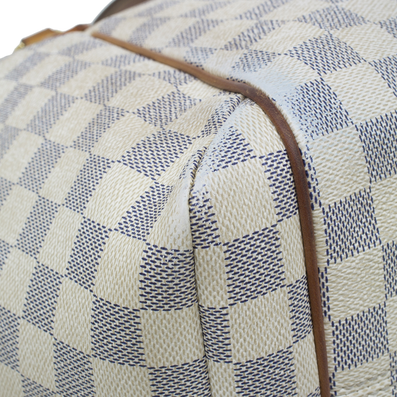 Louis Vuitton Damier Azur Totally MM Tote Bag Shoulder with Zipper 88l –  Bagriculture