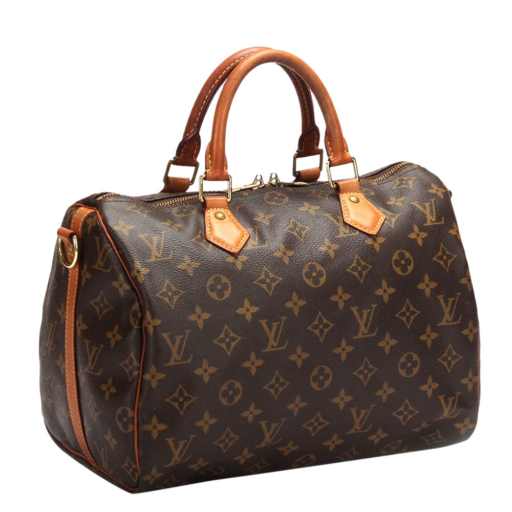 

Louis Vuitton Monogram Canvas Speedy Bandouliere 30 Bag, Brown