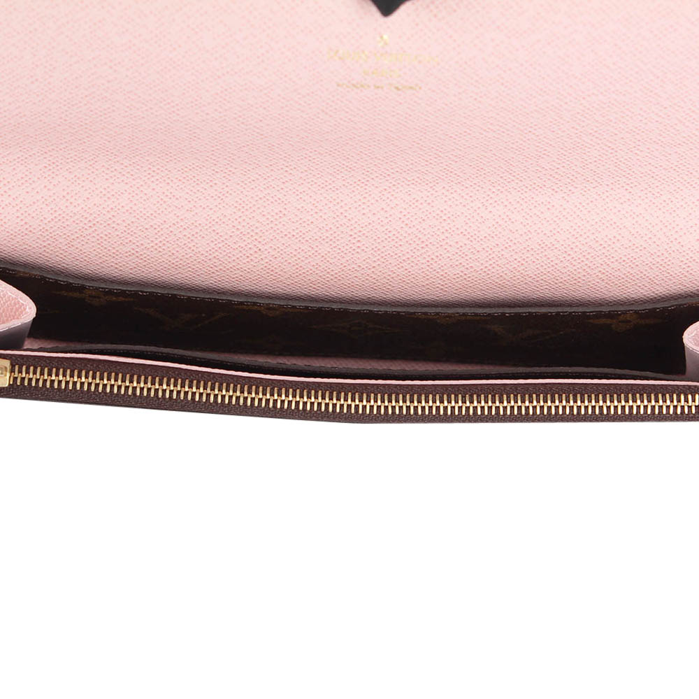 

Louis Vuitton Monogram Canvas Emilie Wallet, Brown