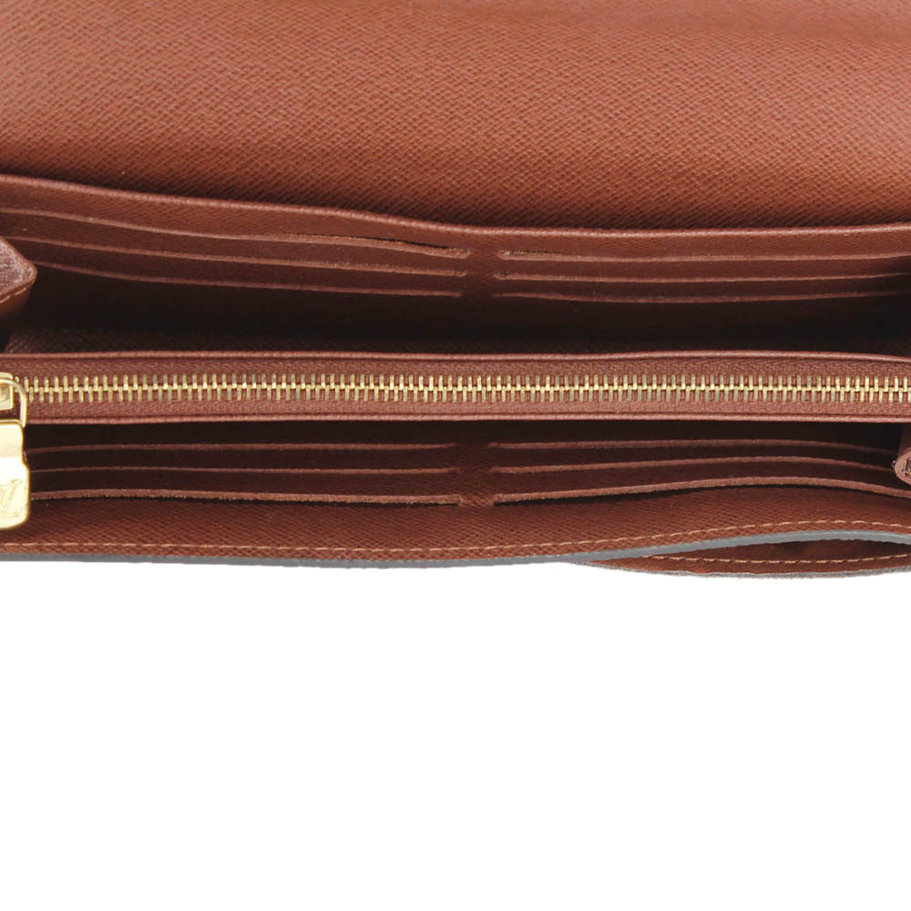 

Louis Vuitton Monogram canvas Jeanne Wallet, Brown