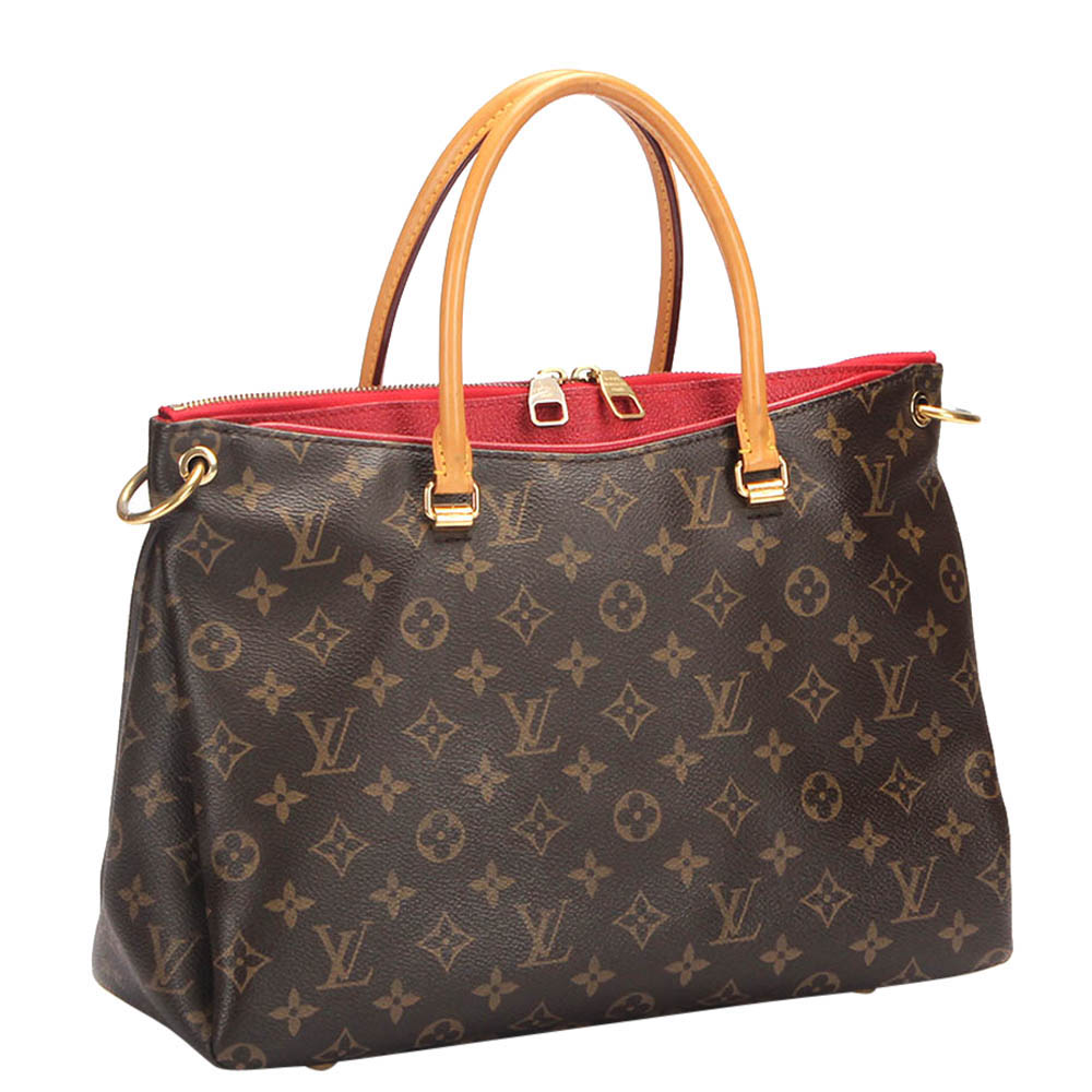 

Louis Vuitton Monogram canvas Pallas MM Bag, Brown