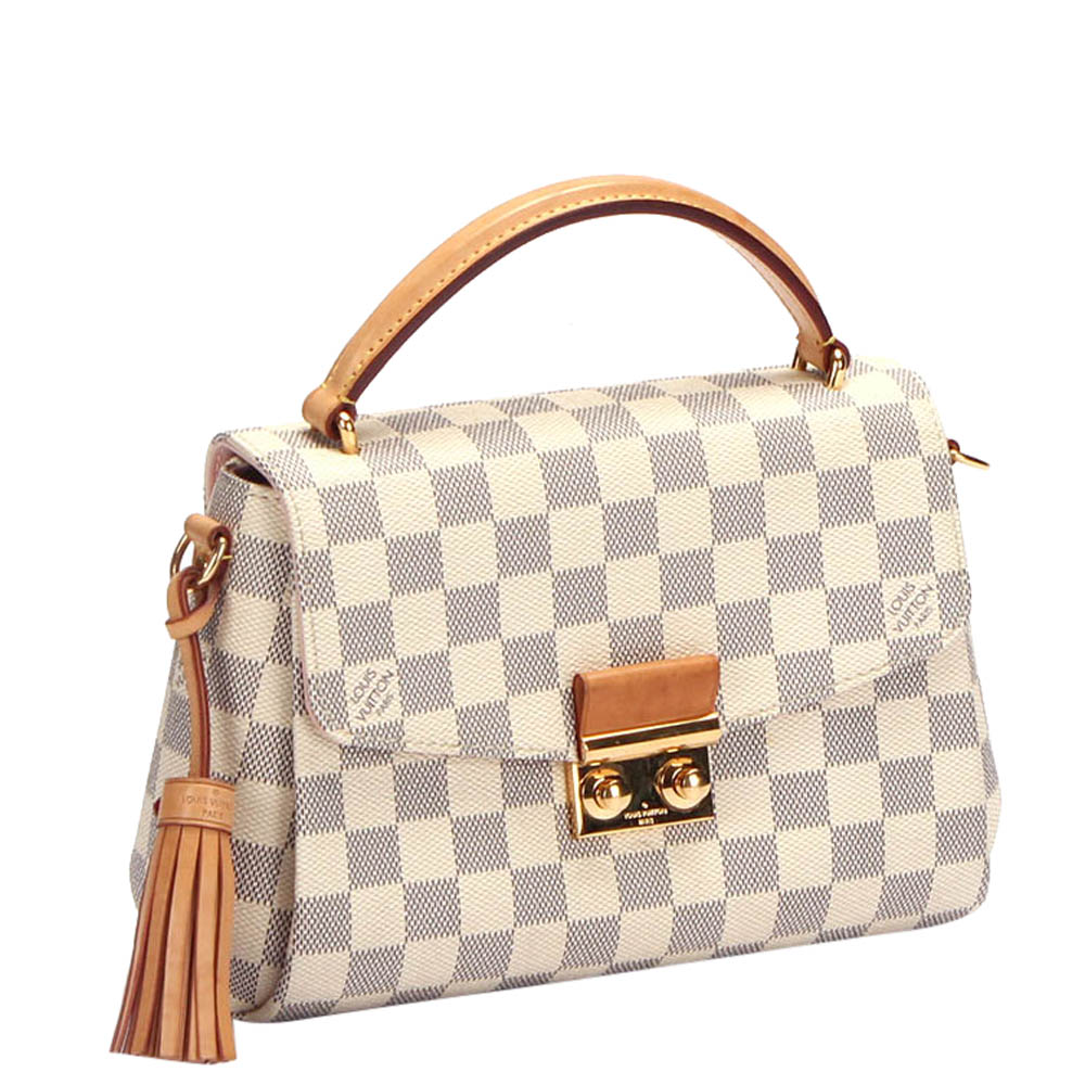 

Louis Vuitton Damier Azur canvas Croisette Bag, Blue