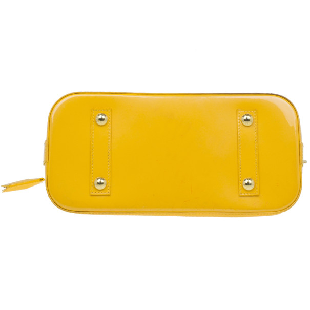 Louis Vuitton Yellow Vernis Monogram Alma PM For Sale at 1stDibs  louis  vuitton yellow monogram bag, louis vuitton vernis yellow, lv alma yellow
