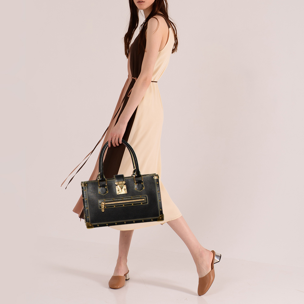 

Louis Vuitton Black Suhali Leather Le Fabuleux Bag