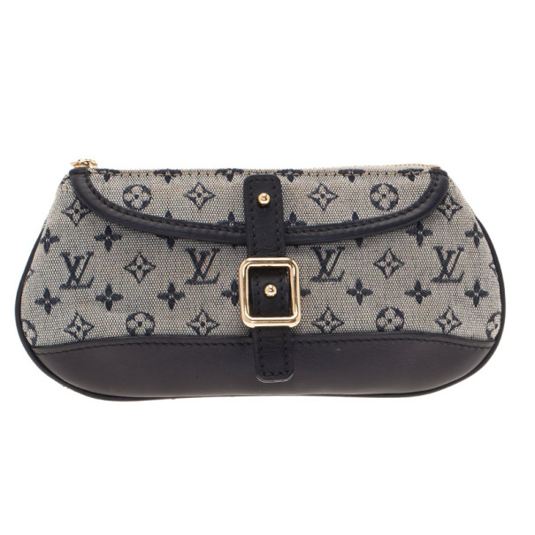 Pre Owned Louis Vuitton Blue Monogram Idylle Coin Purse