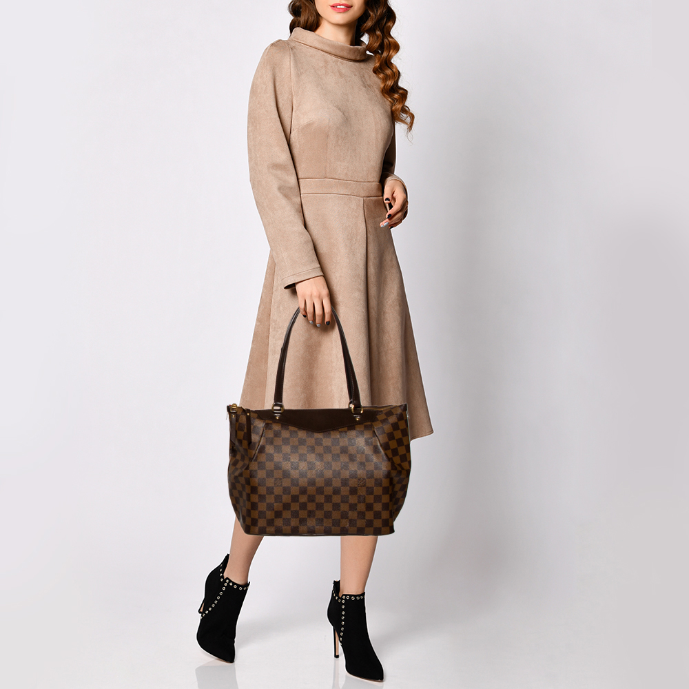 

Louis Vuitton Damier Ebene Canvas Westminister GM Bag, Brown