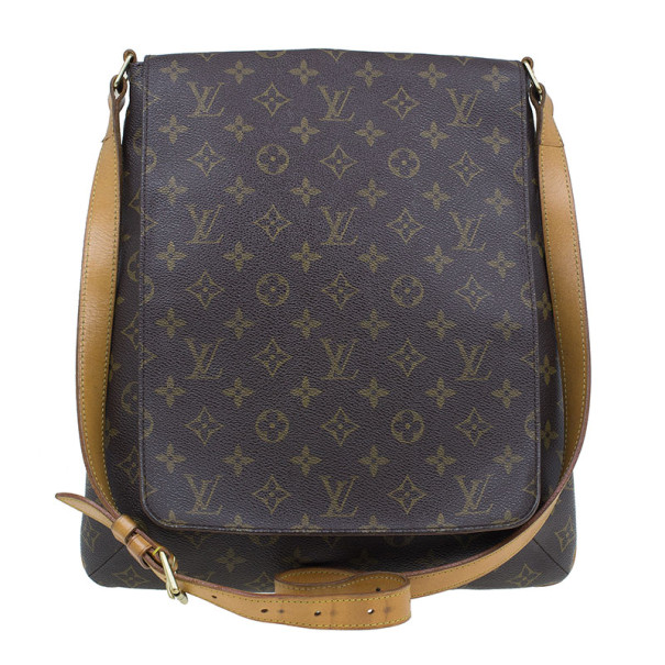 Pre Owned Louis Vuitton Monogram Canvas Musette Salsa GM Shoulder Bag