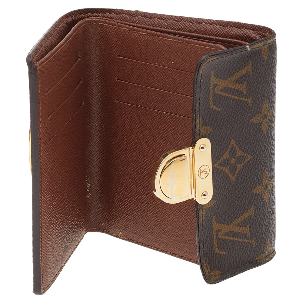 

Louis Vuitton Monogram Canvas Koala Wallet, Brown