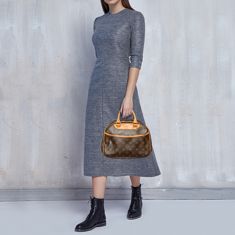 

Louis Vuitton Monogram Canvas Trouville Bag, Brown