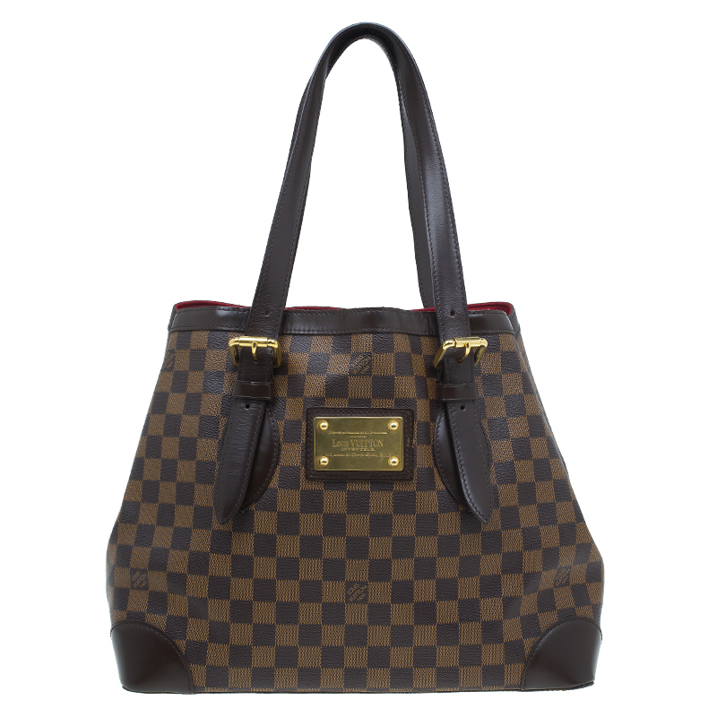 Pre Owned حقيبة لوي فيتون هامبستيد كانفاس دامييه أيبين MM