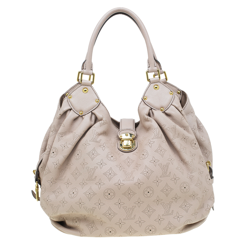 Louis Vuitton Beige Monogram Mahina Leather Large Hobo Louis Vuitton | TLC