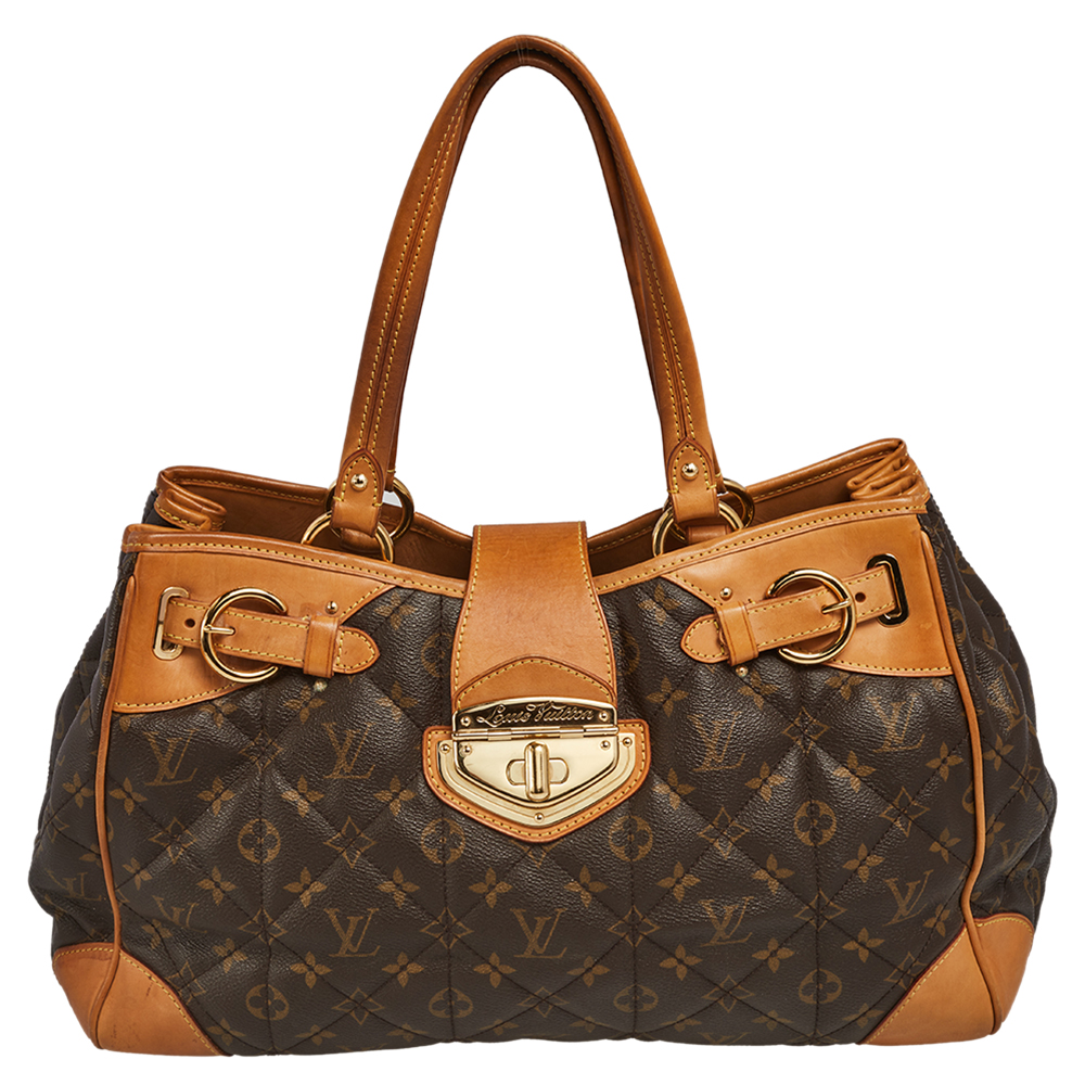 Pre-owned Louis Vuitton Brown Monogram Canvas And Leather Etoile ...
