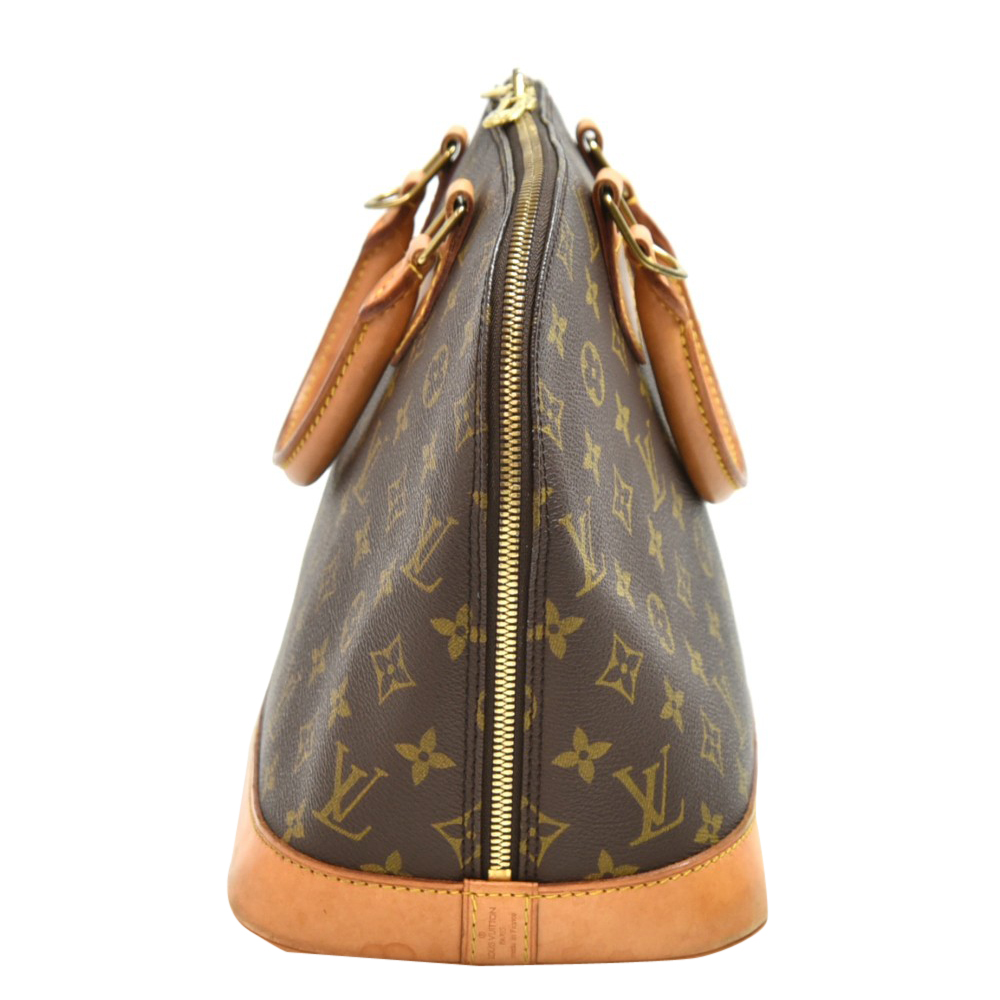 

Louis Vuitton Monogram Canvas Alma PM Bag, Brown