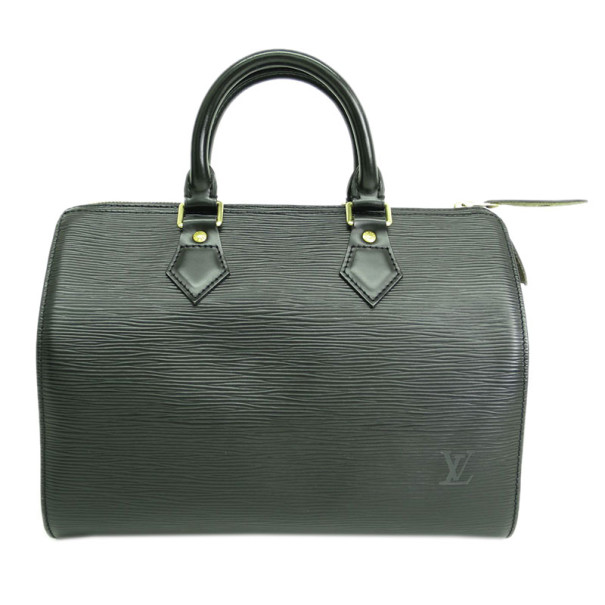 Louis Vuitton Black Epi Leather Speedy 25