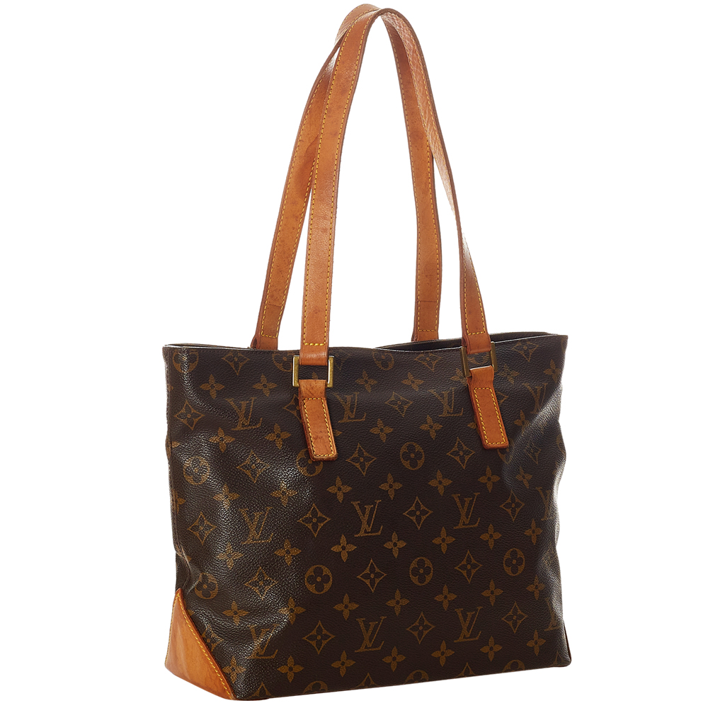 

Louis Vuitton Damier Ebene Canvas Cabas Piano Bag, Brown