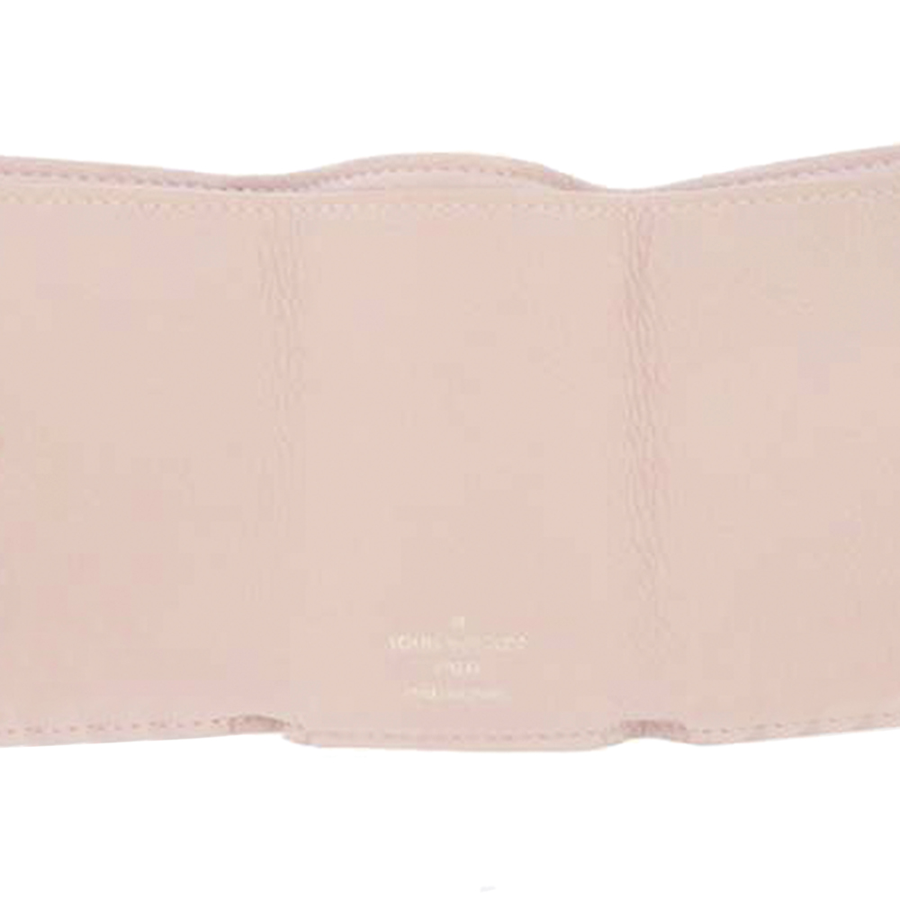 

Louis Vuitton Pink Calf Leather Lockmini Wallet