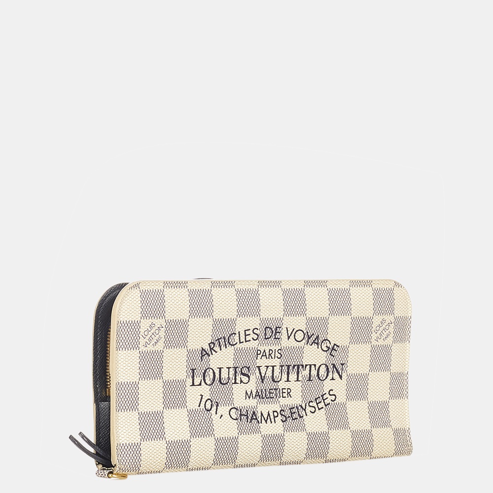 

Louis Vuitton White Damier Azur Articles de Voyage Insolite Wallet