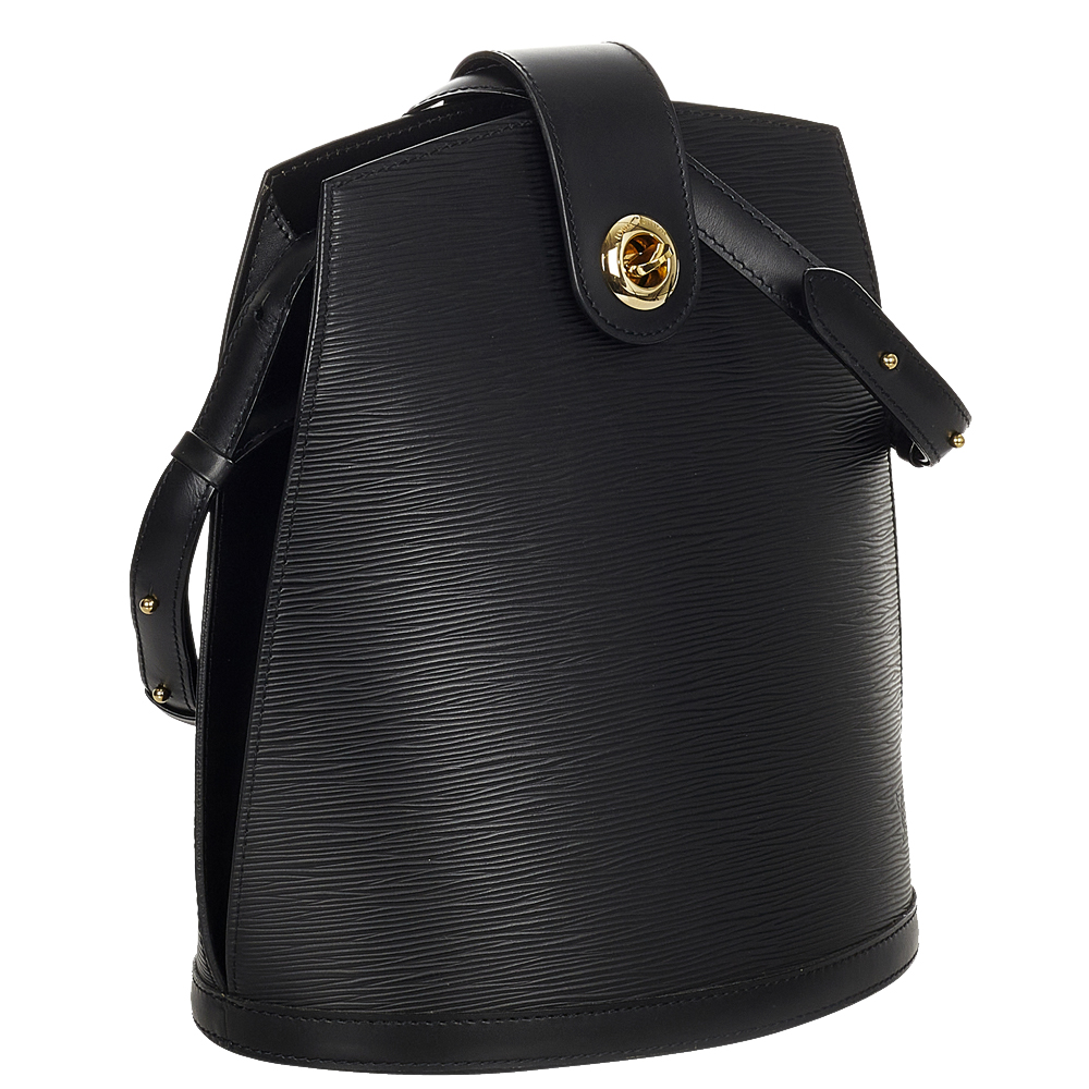 

Louis Vuitton Black Epi Leather Cluny Shoulder Bag