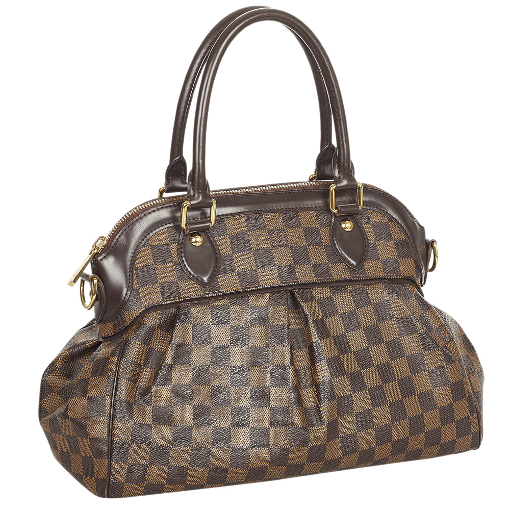 

Louis Vuitton Brown Damier Ebene Canvas Trevi PM Satchel Bag