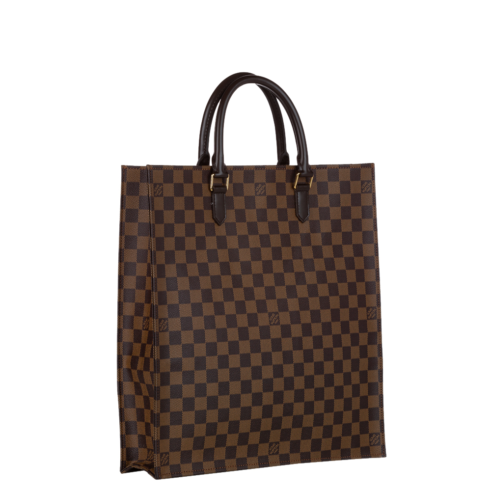 

Louis Vuitton Damier Ebene Canvas Venice Sac Plat Bag, Brown