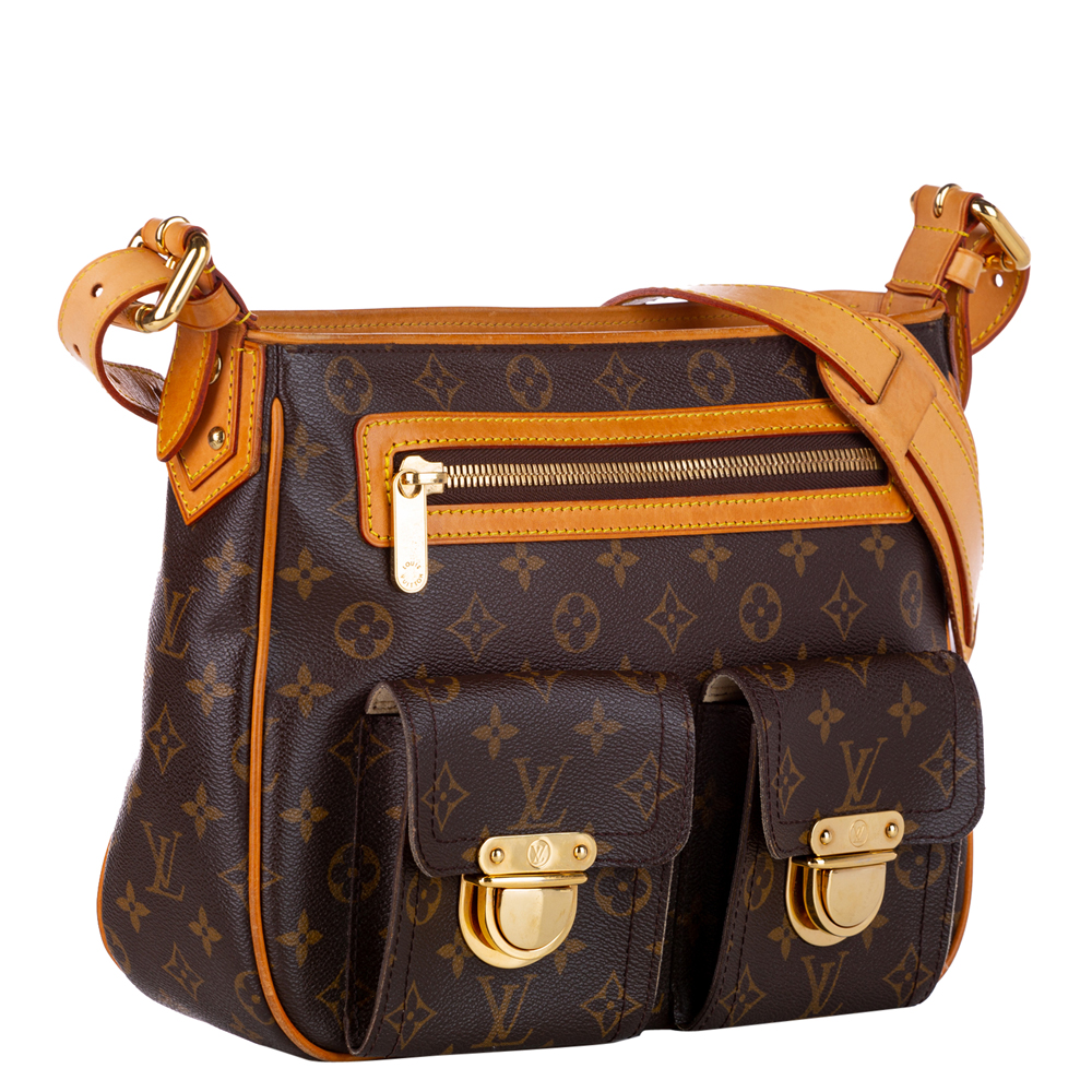 

Louis Vuitton Monogram Canvas Hudson GM Bag, Brown