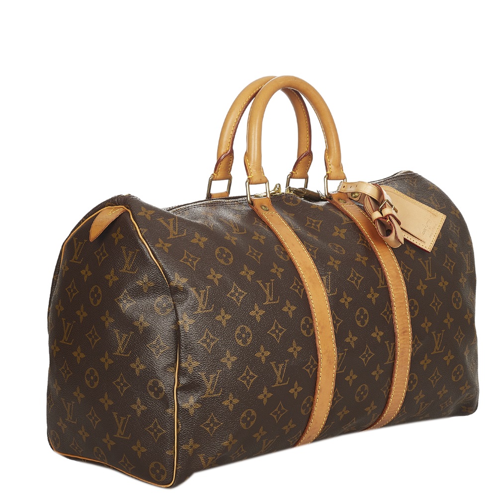 

Louis Vuitton Monogram Canvas Keepall 45 Bag, Brown