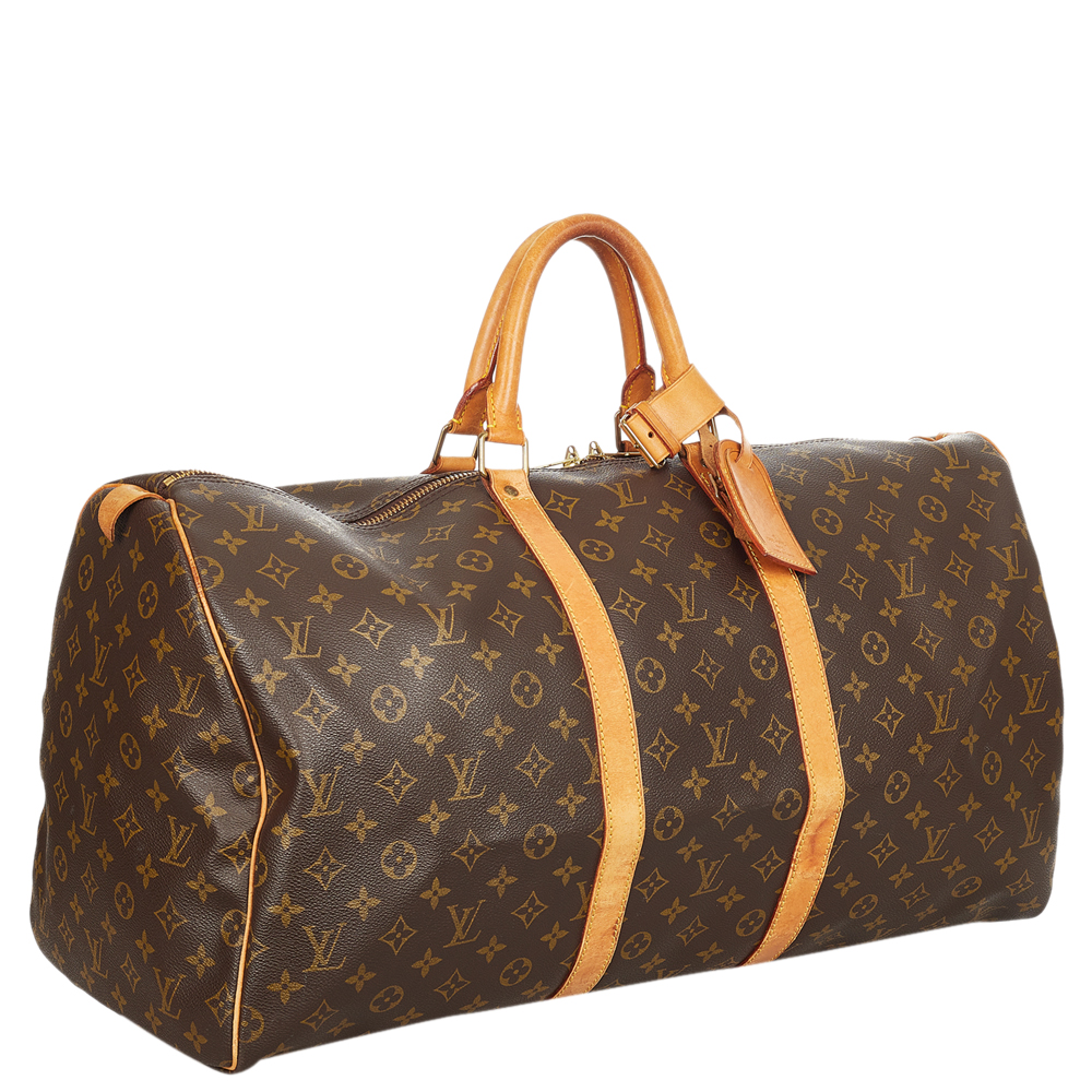

Louis Vuitton Monogram Canvas Keepall 55 bag, Brown