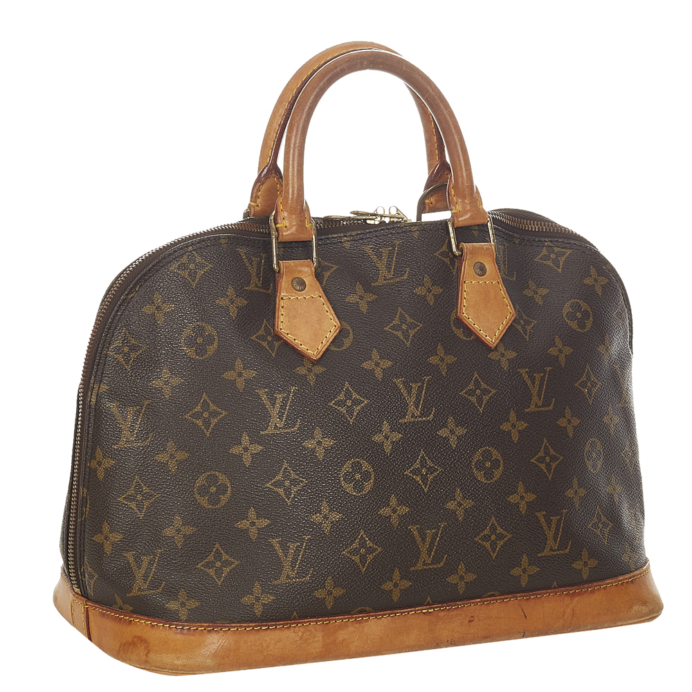 

Louis Vuitton Monogram Canvas Alma PM Bag, Brown