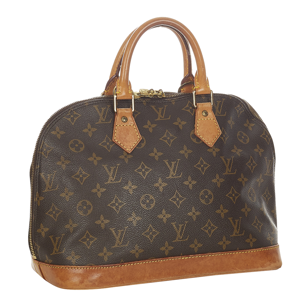 

Louis Vuitton Monogram Canvas Alma PM Bag, Brown