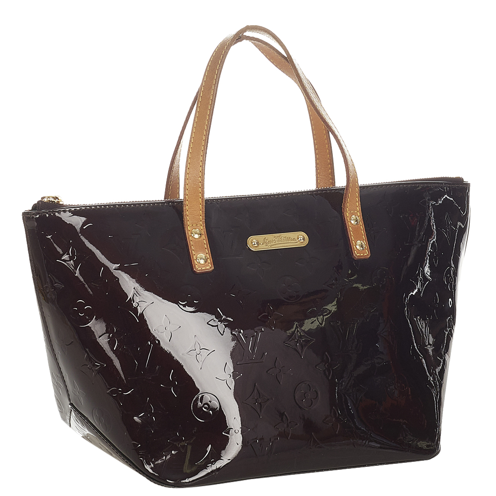 

Louis Vuitton Purple Vernis Leather Bellevue PM Tote Bag