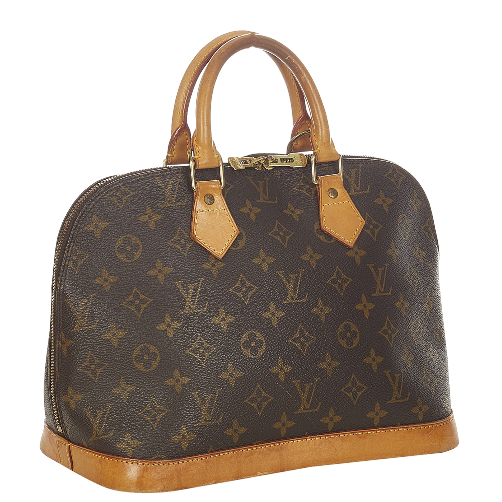 

Louis Vuitton Monogram Canvas Alma PM Bag, Brown