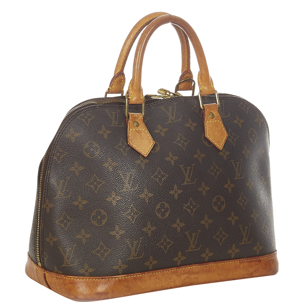 

Louis Vuitton Brown Monogram Canvas Alma PM Bag