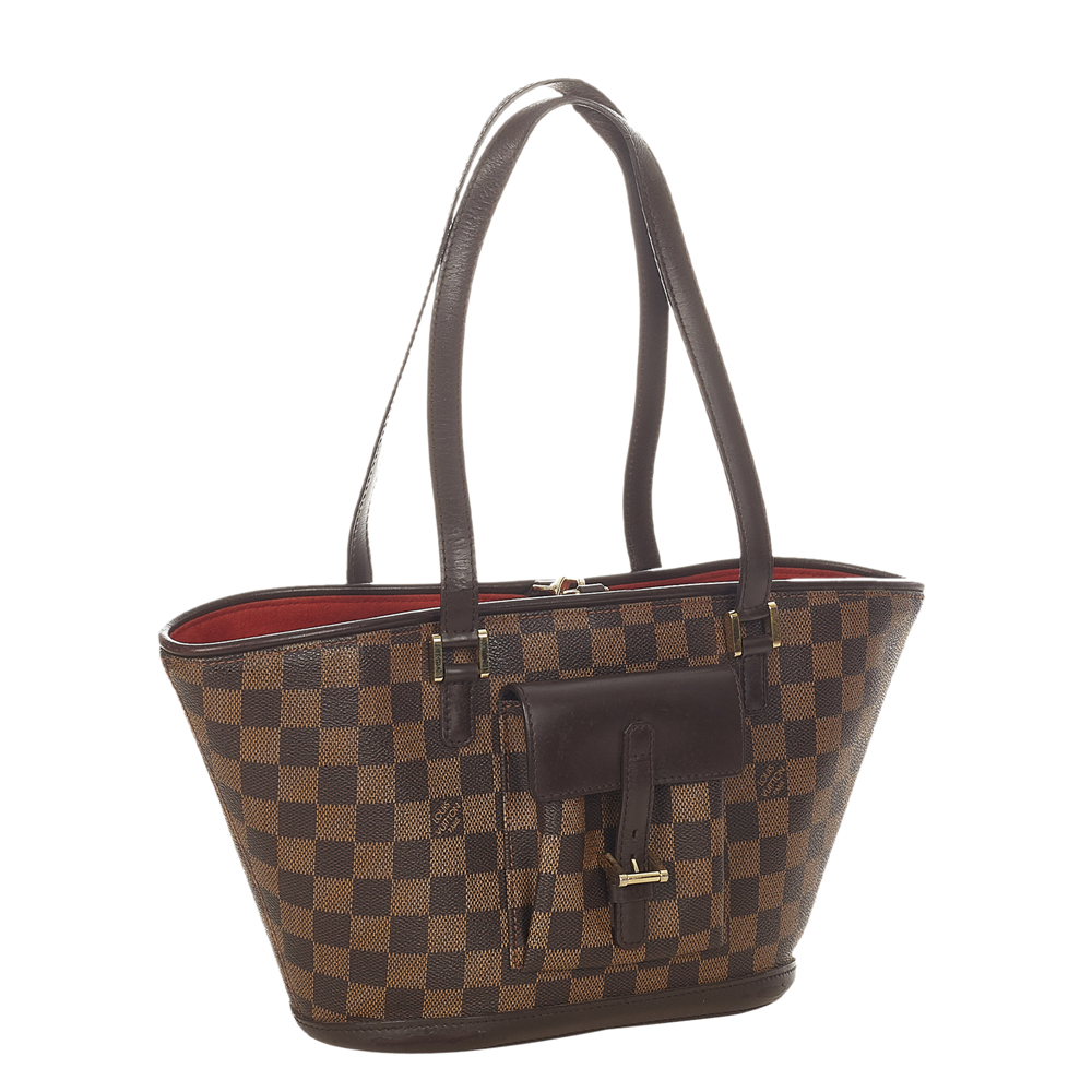 

Louis Vuitton Brown Damier Canvas Manosque PM Shoulder Bag