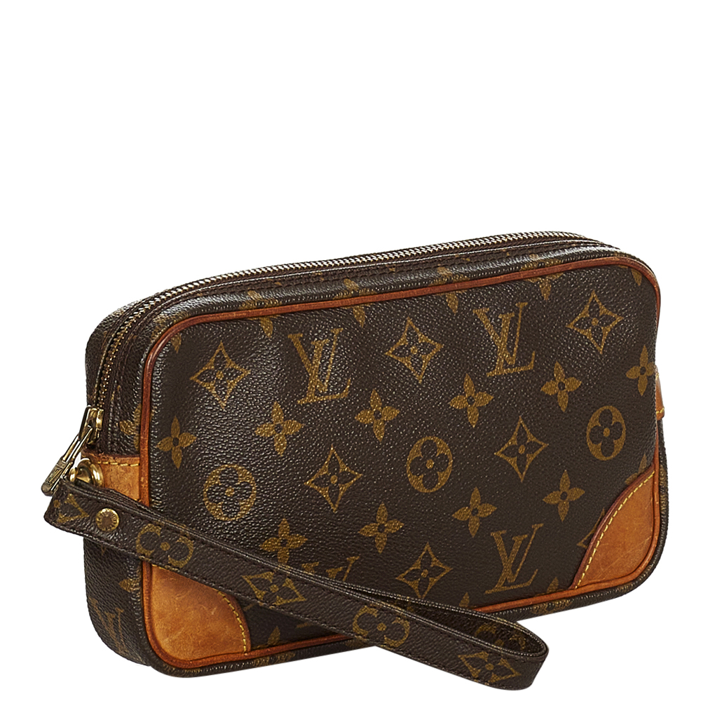 

Louis Vuitton Monogram Canvas Marly Dragonne PM Bag, Brown