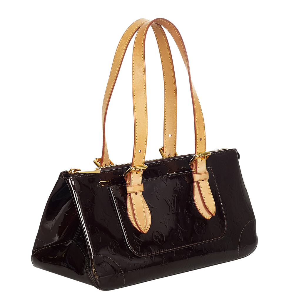 

Louis Vuitton Purple Vernis Leather Rosewood Shoulder Bag