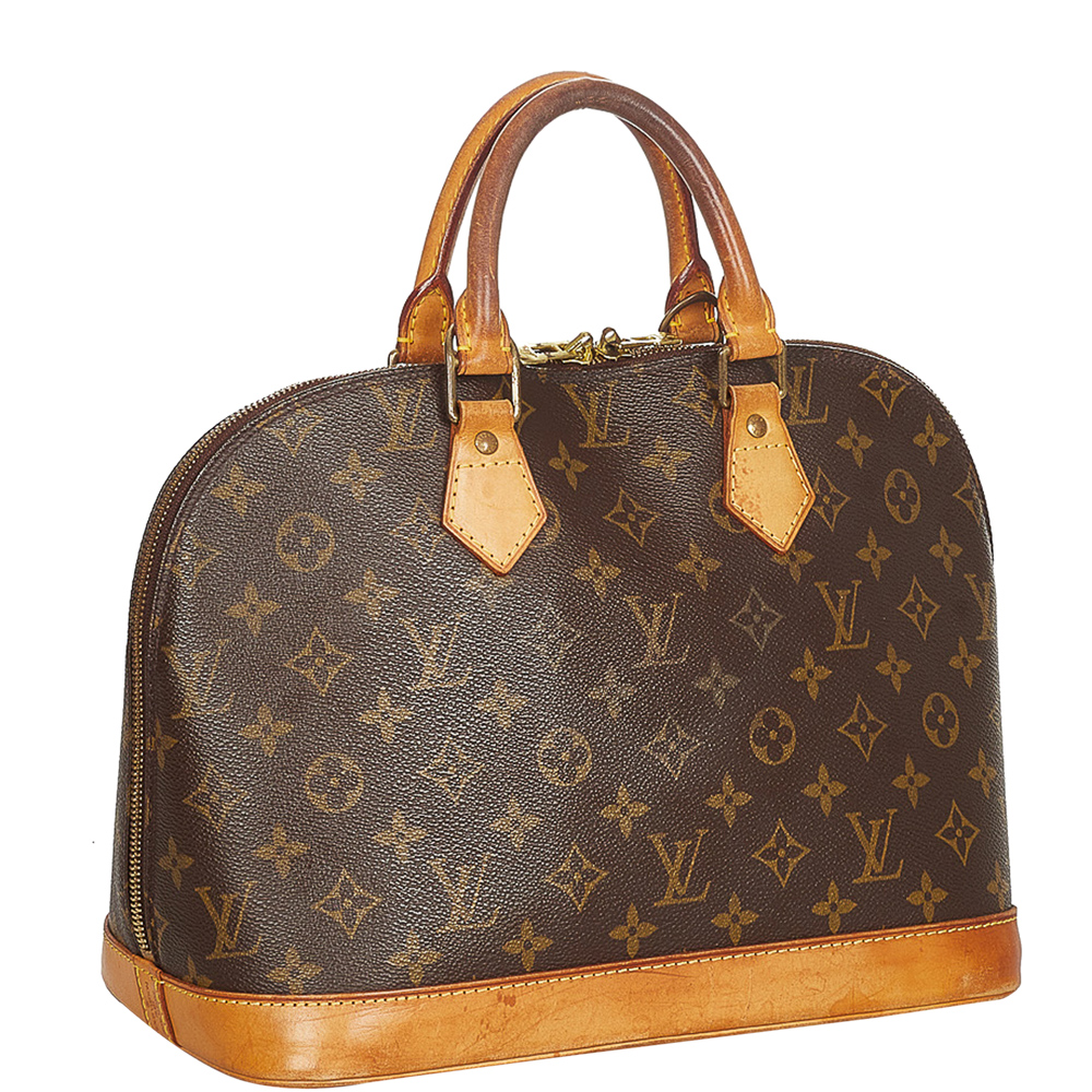 

Louis Vuitton Brown Monogram Canvas Alma PM Bag